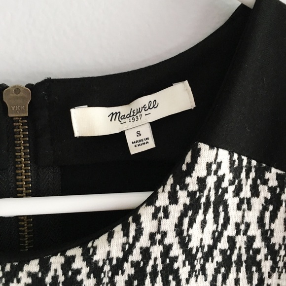 Madewell Diamond Jacques People Print Dress - Picture 6 of 8